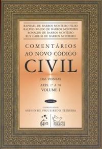 Comentários ao novo código civil das pessoas arts. 1º a 78 - volume I