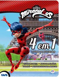 Ladybug - 4 em 1 - Livro de diversão